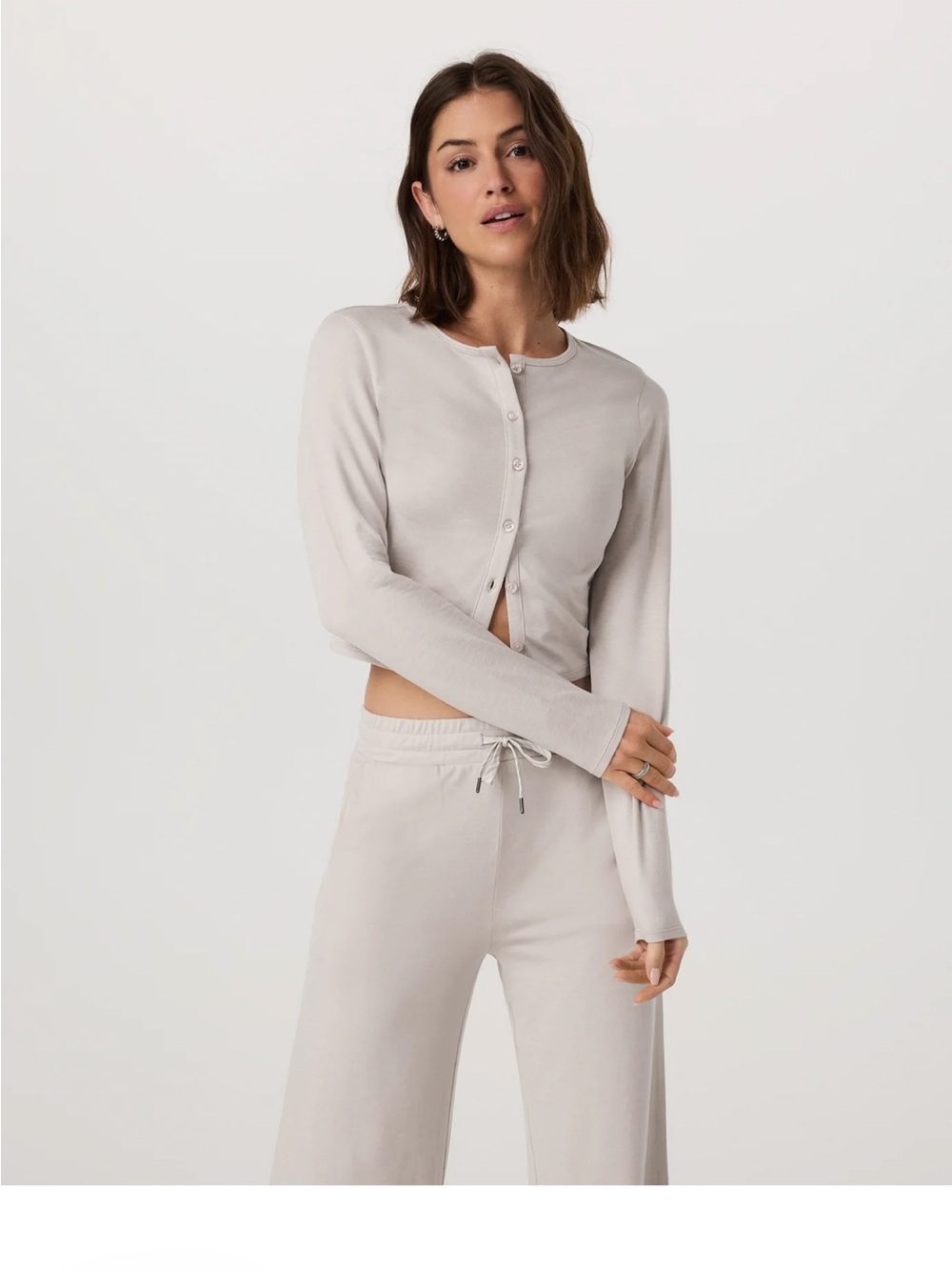 NWT Vuori Halo Cardigan 2.0 Ecru Heather